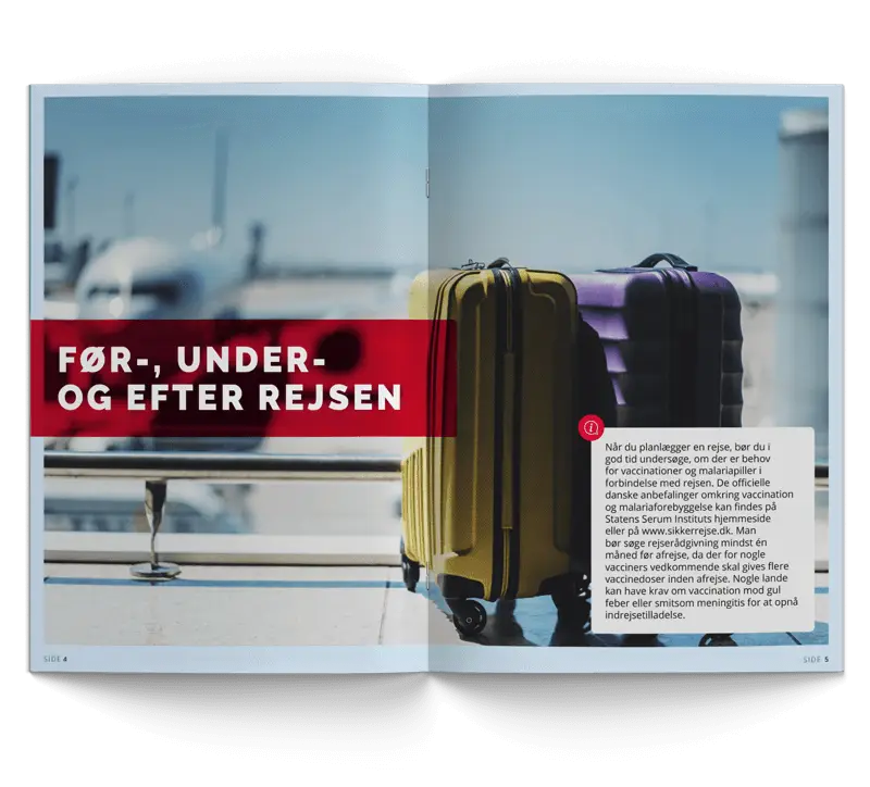 DLVS folder med gode råd til før, under og efter et udlandsophold