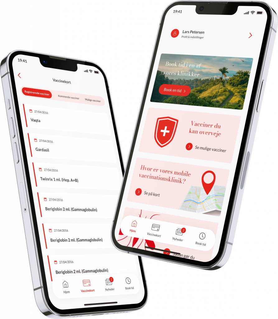 Følg med i dit vaccinationsprogram i DLVS app'en