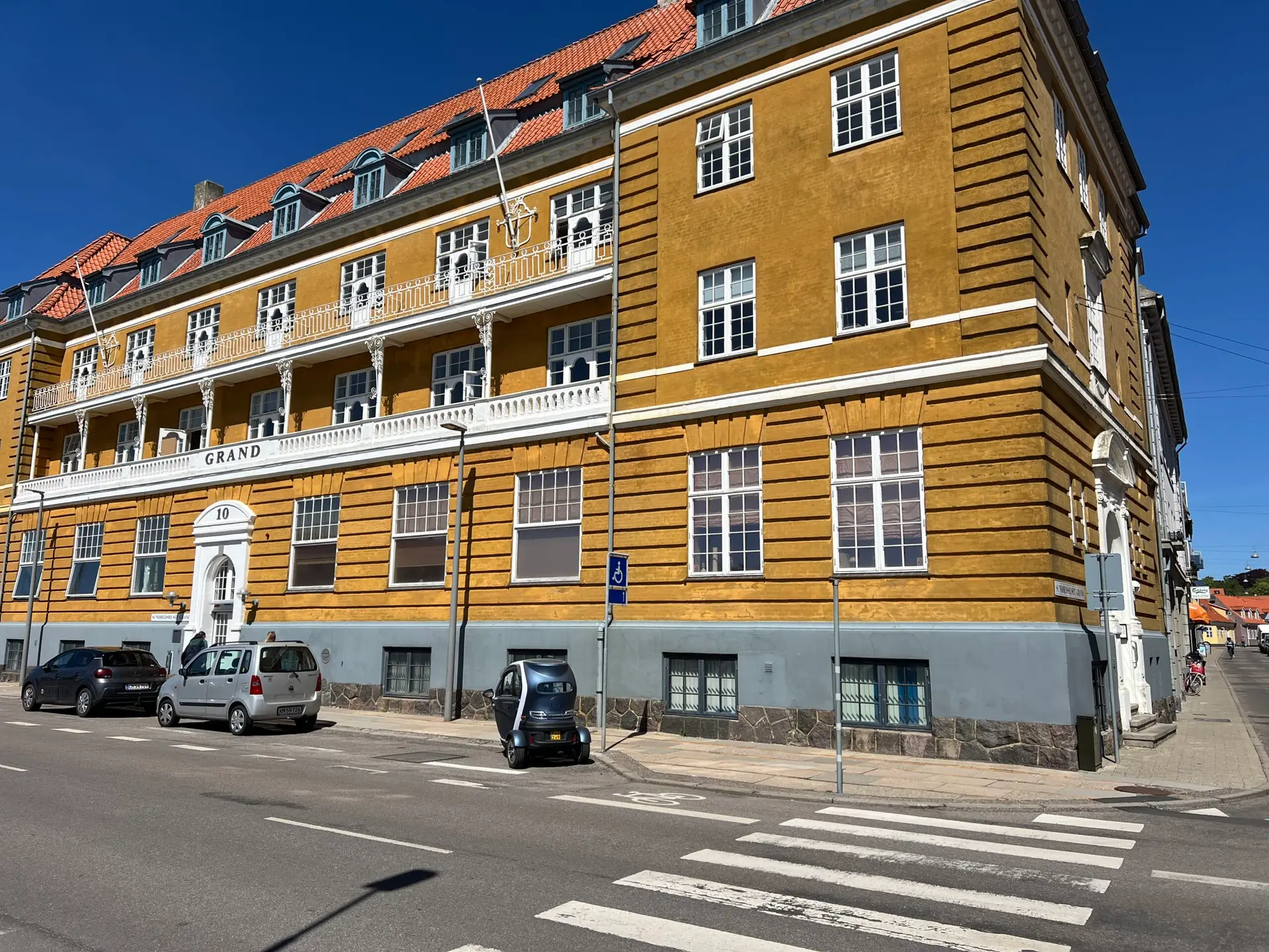 Sundhedshuset Grand hvor Danske Lægers Vaccinations Service rejseklinik i Kalundborg ligger